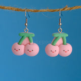 Two Cherries on a Branch earrings