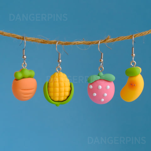 Chonky Fruit & Veg earrings