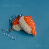 Shrimp Sushi Sashimi earrings