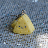 Happy Little cheese earrings