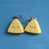 Happy Little cheese earrings