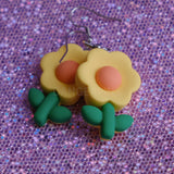 Big Chunky Flowers Earrings