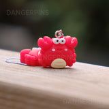 Admiral Snips, the Brave Explorer crab earrings