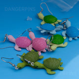 Detailed Turtle earrings