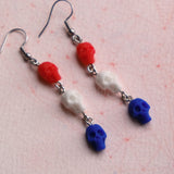 Scary Skull Cascade earrings