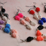 Scary Skull Cascade earrings