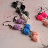 Scary Skull Cascade earrings