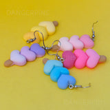 Triple Heart Popsicle earrings