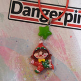 Set of 6 Clown Superstars Pendant Necklaces