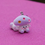 Happy Mushroom Children earrings
