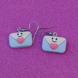 Sending my love to you earrings