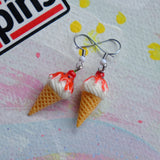 Extra Syrup Ice Cream Cones Earrings