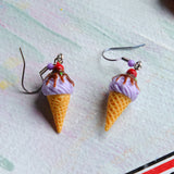 Extra Syrup Ice Cream Cones Earrings
