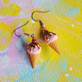 Extra Syrup Ice Cream Cones Earrings