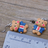 Corporate Office Bear earrings