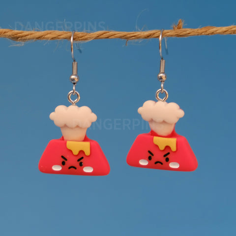 Very Angy Volcano earrings