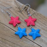 Folded Star Duets earrings