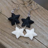 Folded Star Duets earrings