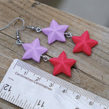 Folded Star Duets earrings