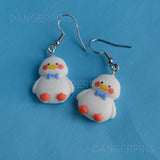 The Fanciest Duck on the Pond earrings