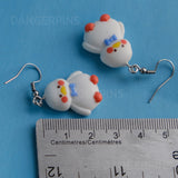 The Fanciest Duck on the Pond earrings