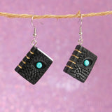 Cursed Black Magic Spellbooks earrings