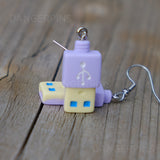 Extra Geeky USB Plug earrings