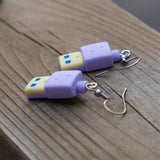 Extra Geeky USB Plug earrings