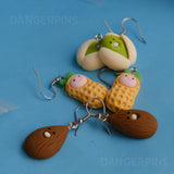 Nut Gang earrings