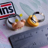 Extra Cute Animal Pals Ring Set of 5