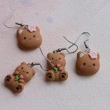 Flower Bears earrings