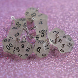 Glow in the Dark RPG dice earrings