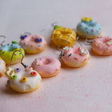 Set of 9 Pastel Donut earrings