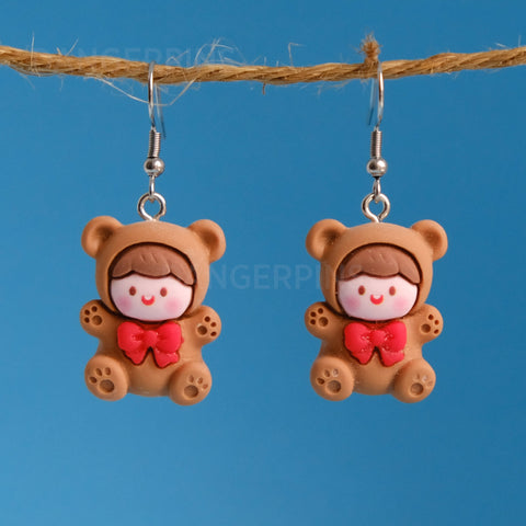 I Wish I Was a Bear Earrings