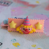 Creepy Clown Hair Clips