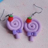 Strawberry Lollipops earrings