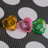 Resin Jewel Heart 7 resin pin set