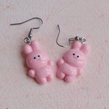 Shiny Happy Animals earrings