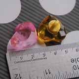 Resin Jewel Heart 7 resin pin set