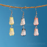 Double Hamsters earrings