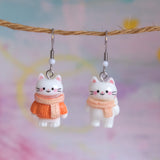 A Couple of Cozy Cats Earrings