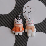 A Couple of Cozy Cats Earrings