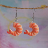 Silly Shrimp Earrings