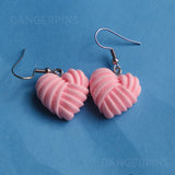 Woven Hearts earrings