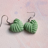 Woven Hearts earrings