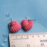 Woven Hearts earrings