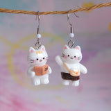 Highly Educated Cats Earrings