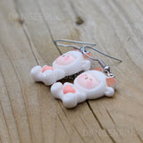 My Awesome Sheep friend earrings