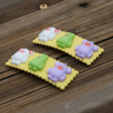 Set of 2 Ferocious Monsters hair clips