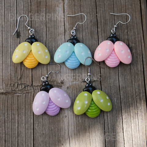 Large Summer Bugs earrings